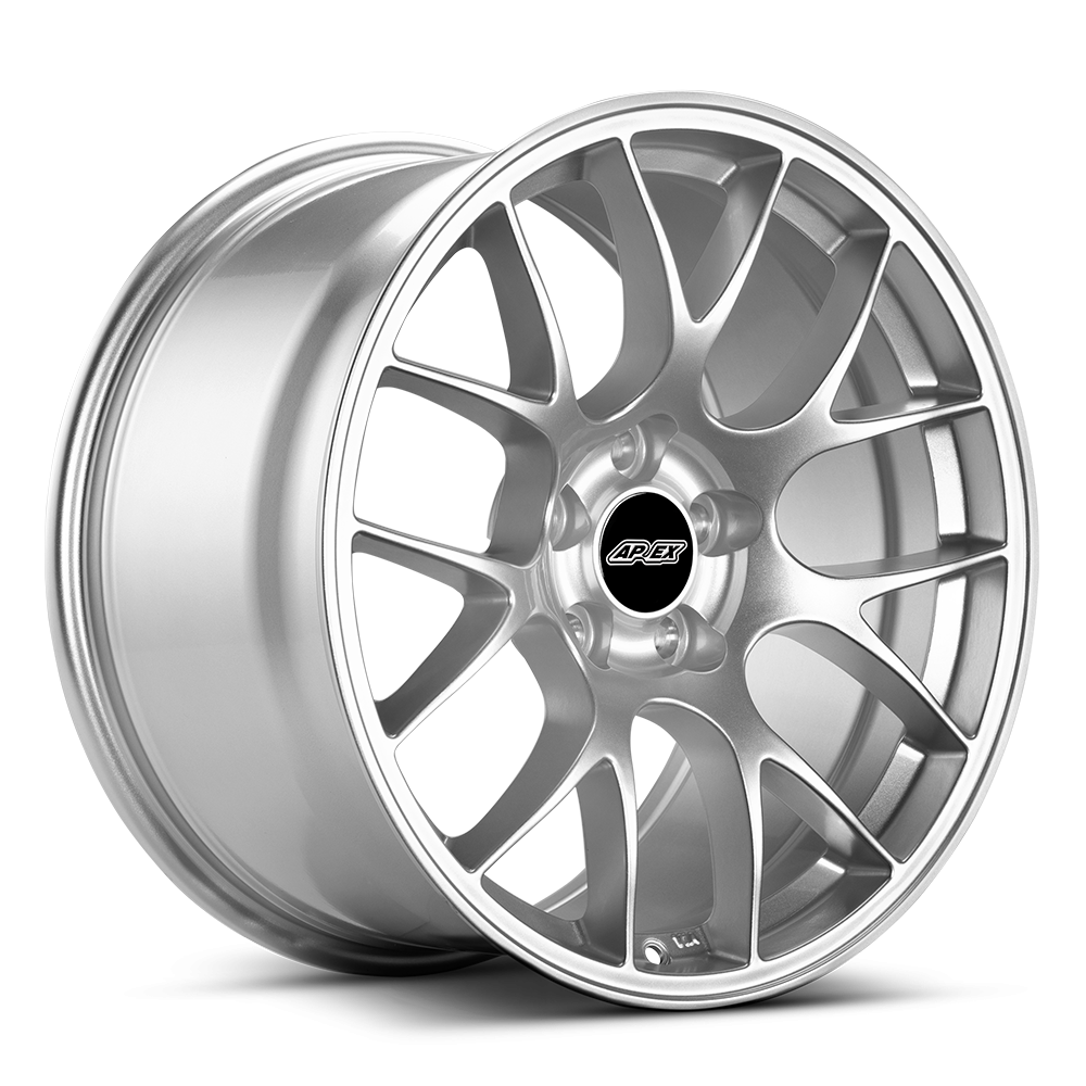 Apex Flow Formed EC-7 Race Silver Mustang Fitment