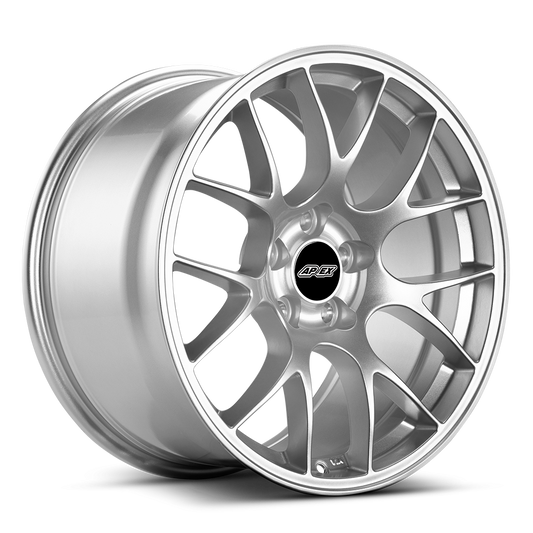 Apex Flow Formed EC-7 Race Silver Mustang Fitment