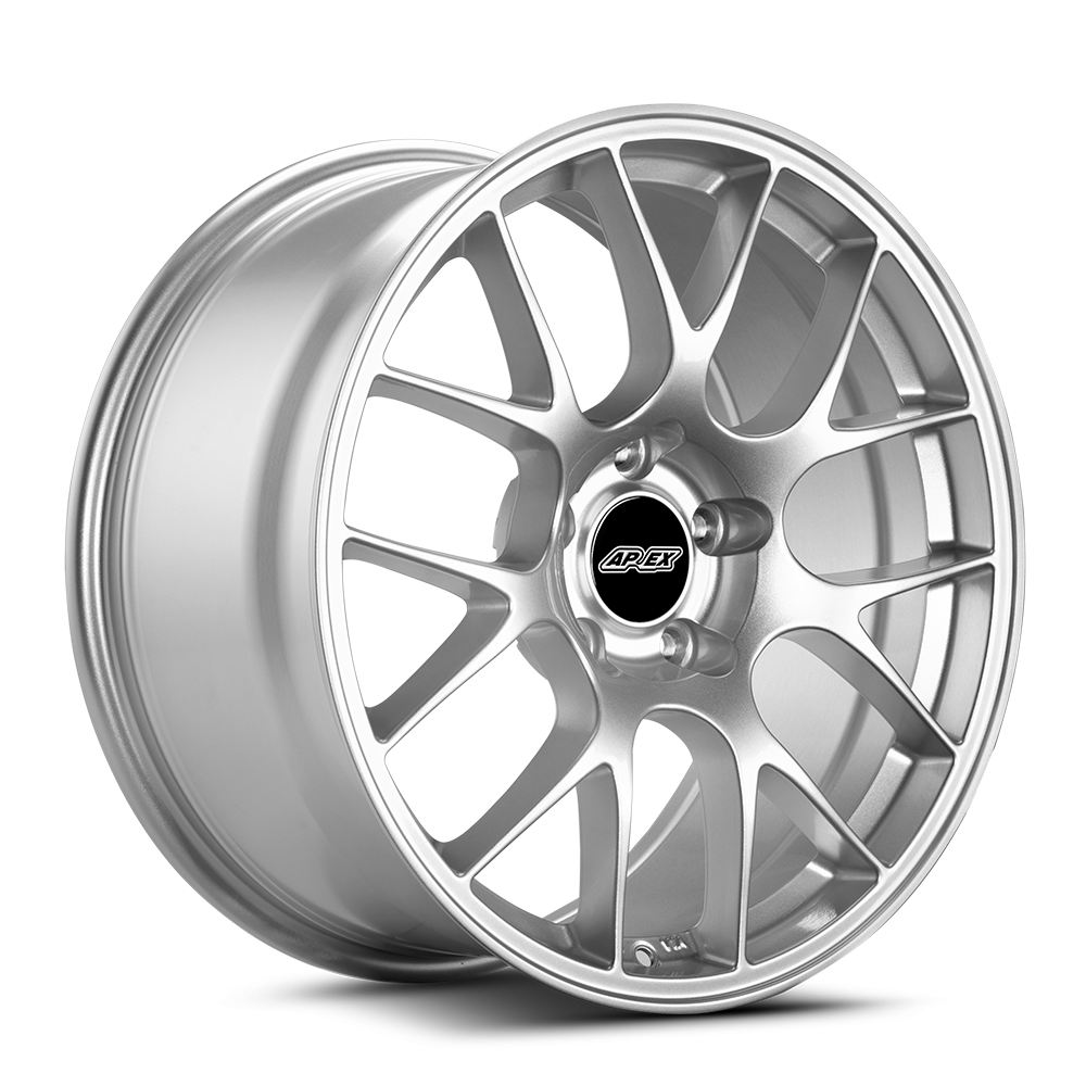 Apex Flow Formed EC-7 Race Silver Corvette Fitment