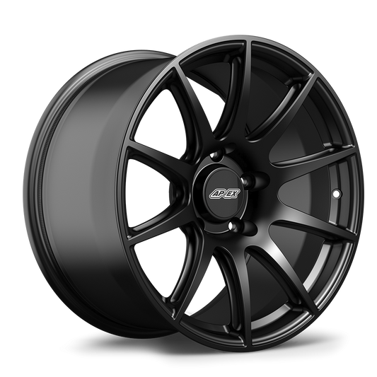 Apex Flow Formed SM-10 Satin Black Porsche Fitment