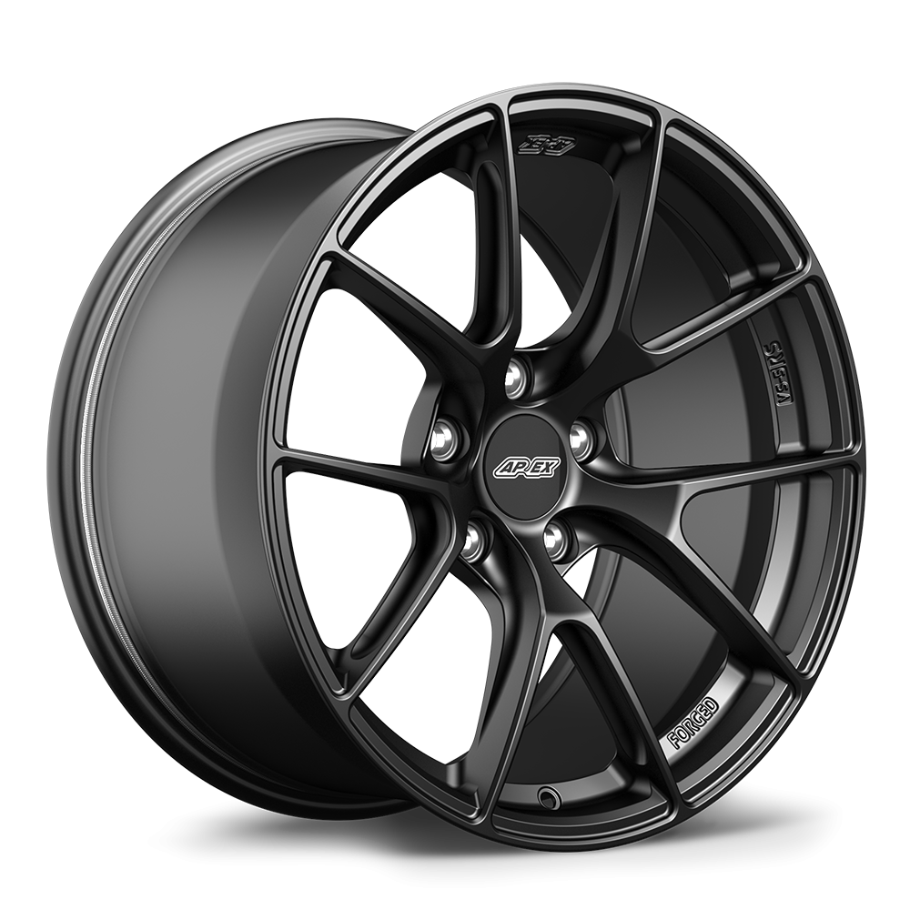 Apex Forged VS-5RS Satin Black Mustang Fitment