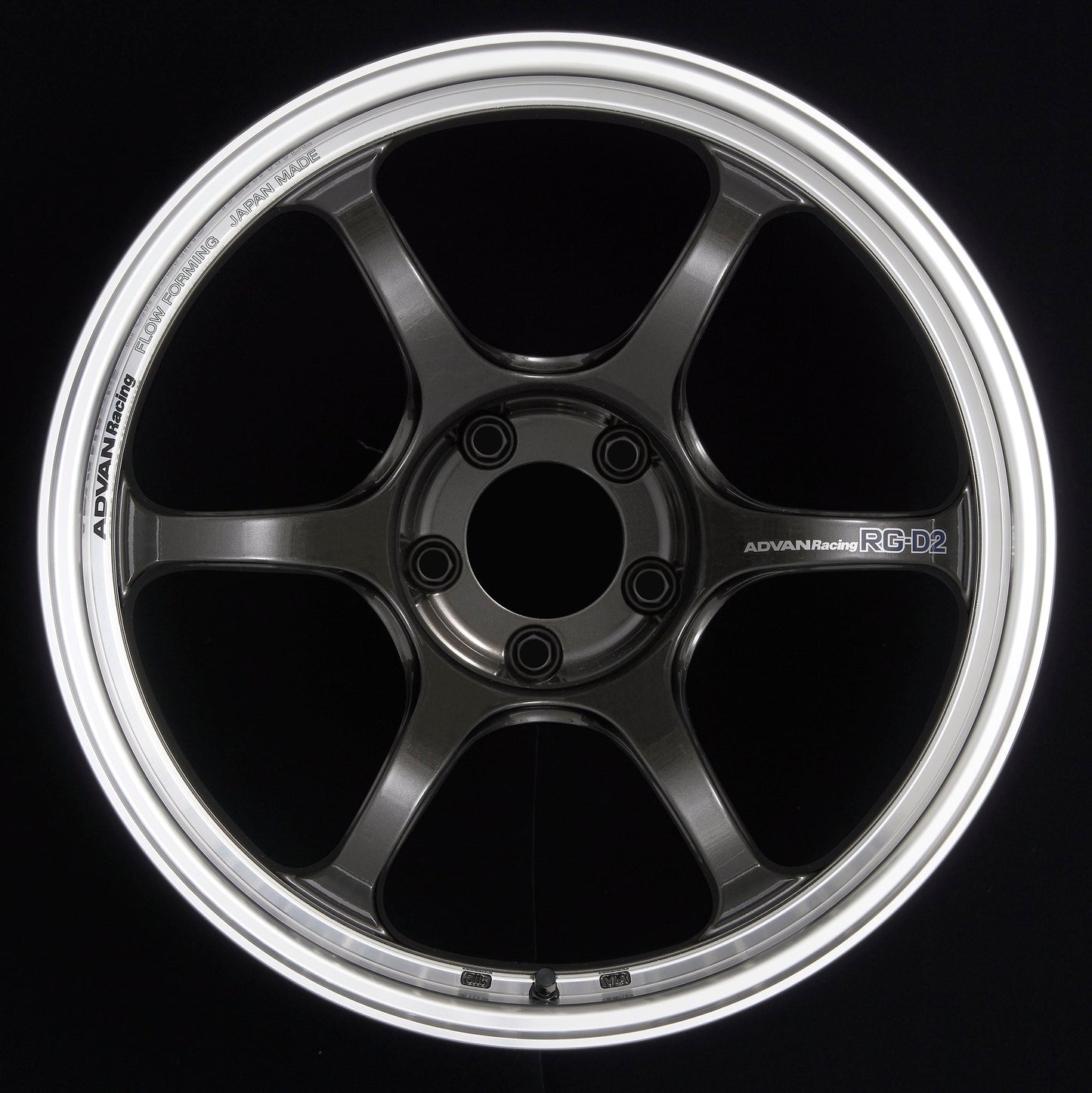 Advan Racing RG-D2 Machining Black Gunmetallic