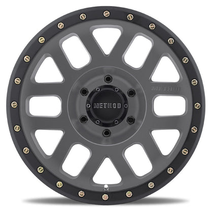 Method Race Wheels MR309 Grid Titanium Matte Black Lip