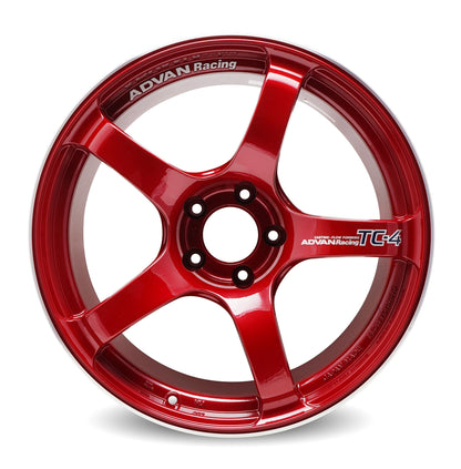 Advan Racing TC4 Racing Candy Red & Ring