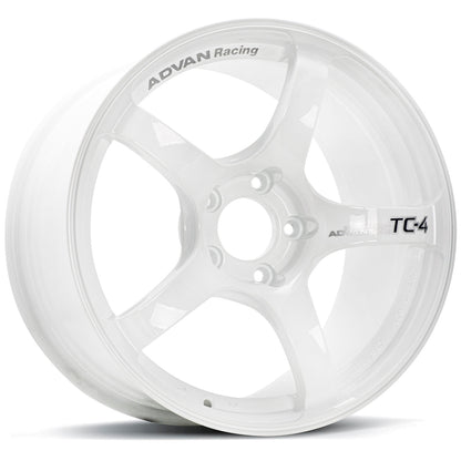 Advan Racing TC4 Racing White Metallic & Ring