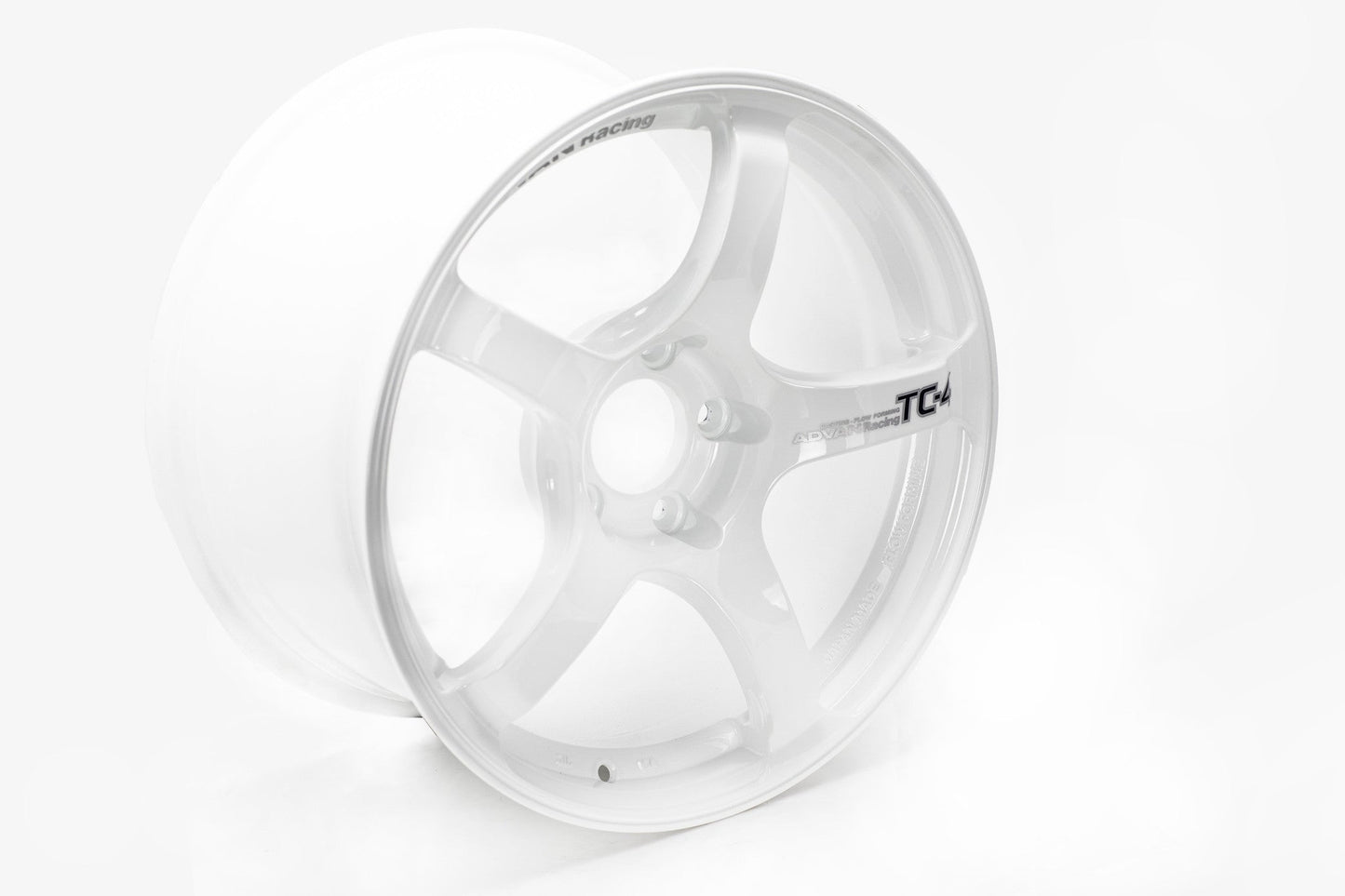 Advan Racing TC4 Racing White Metallic & Ring