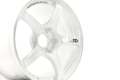 Advan Racing TC4 Racing White Metallic & Ring