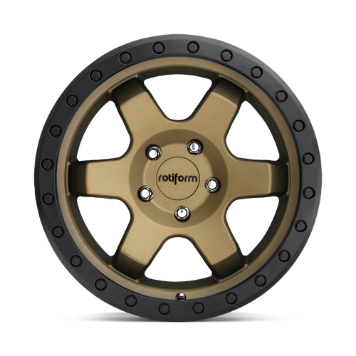 Rotiform R150 SIX-OR Matte Bronze Black Bead Ring