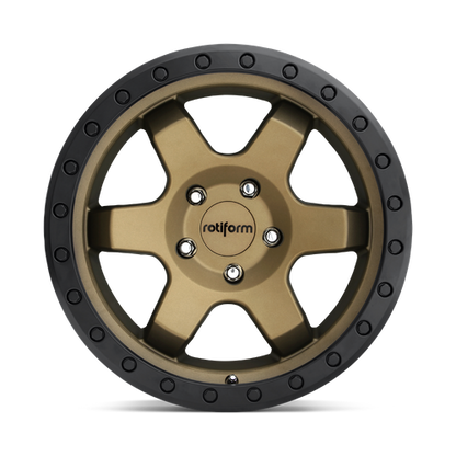 Rotiform R150 SIX-OR Matte Bronze Black Bead Ring