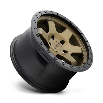 Rotiform R150 SIX-OR Matte Bronze Black Bead Ring