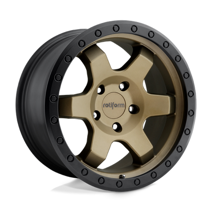 Rotiform R150 SIX-OR Matte Bronze Black Bead Ring