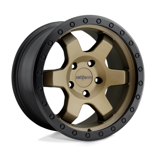 Rotiform R150 SIX-OR Matte Bronze Black Bead Ring